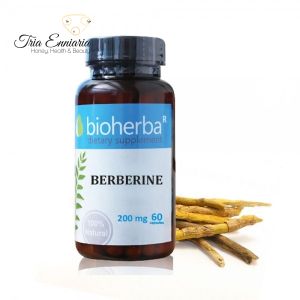 Berberină, 200 mg, 60 capsule, Bioherba