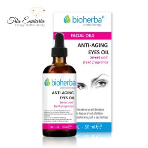 Ulei anti-îmbătrânire pentru conturul ochilor, 50 ml, Bioherba